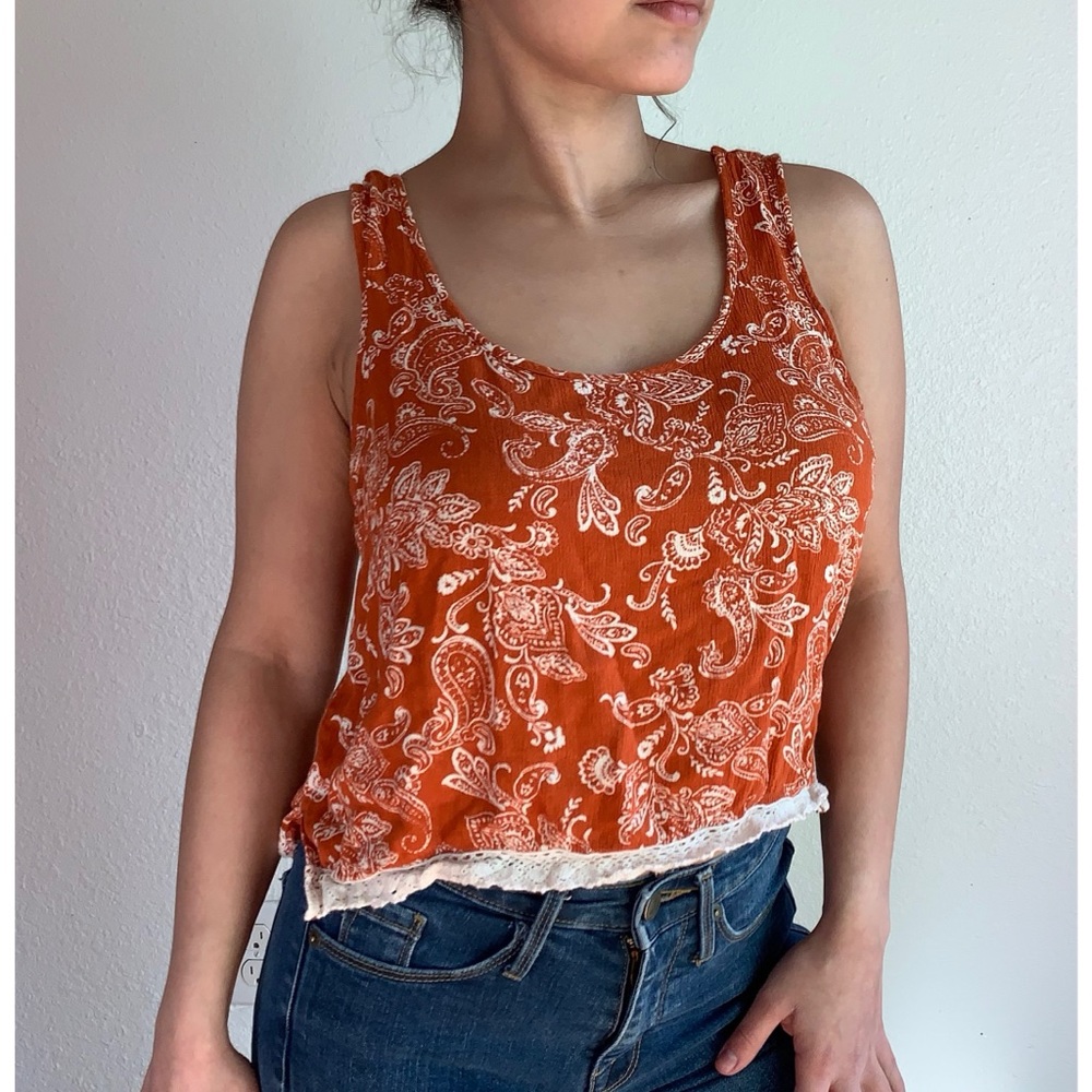 Orange Tank Top